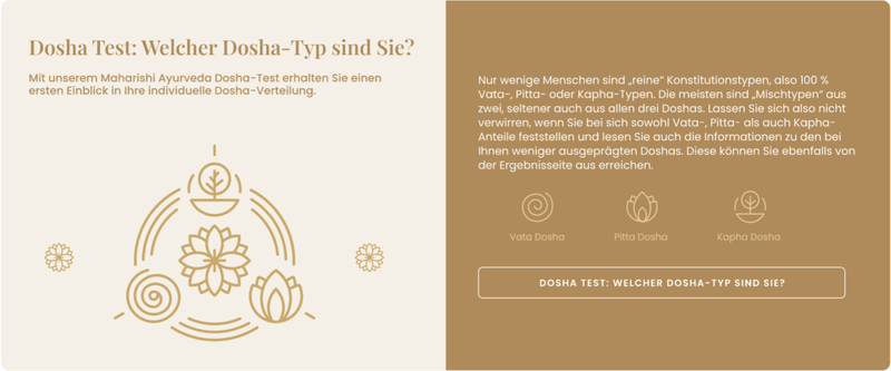 Dosha Test : Welcher Dosha-Typ sind Sie?